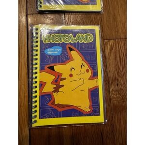 Vintage Pikachu Photoland Photo Book Sticker Album 90s‎ Spiral Bound NEW SEALED